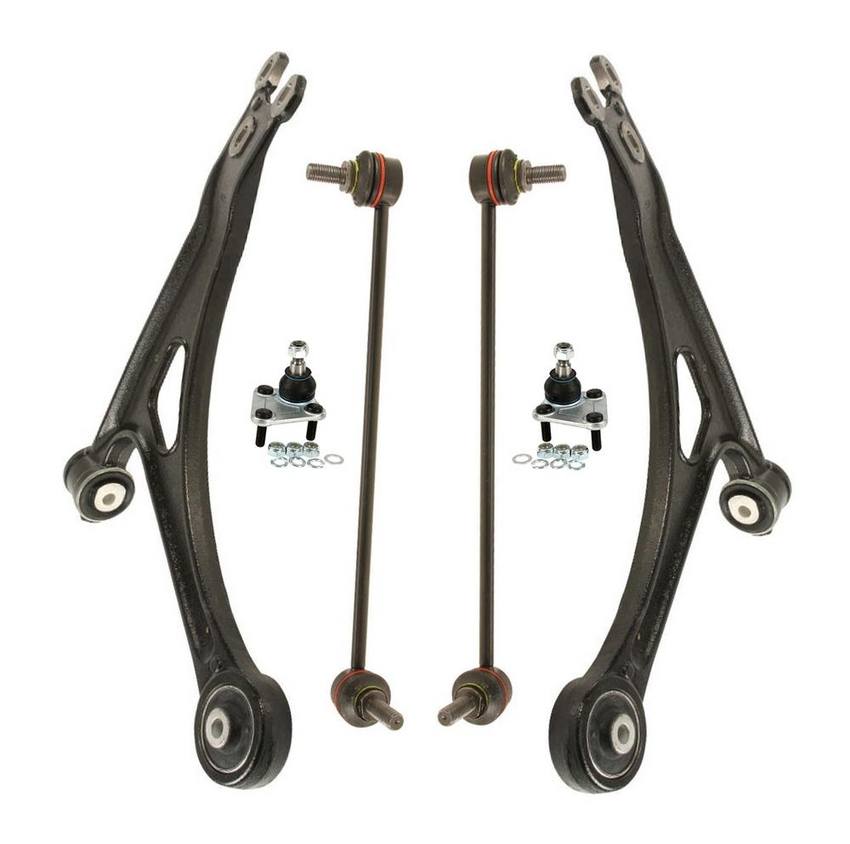 Audi Suspension Control Arm Kit - Front (6 Pieces) 8N0407365C - Lemfoerder 3089237KIT